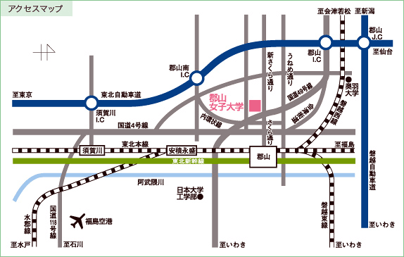 【地図】アクセスマップ